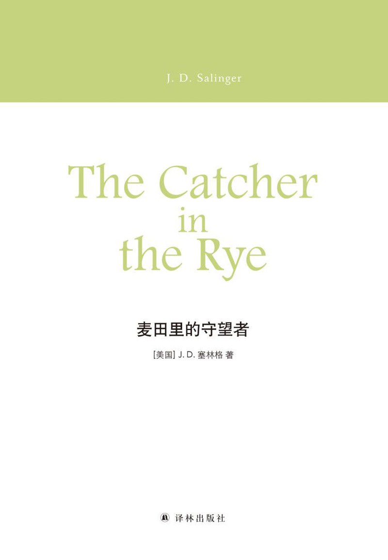 点击放大 麦田里的守望者封面