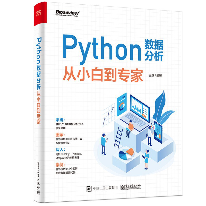 点击放大 Python数据分析从小白到专家封面